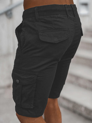 Moške Kratke Hlače Chino Črne OZONEE T/BB70010/1