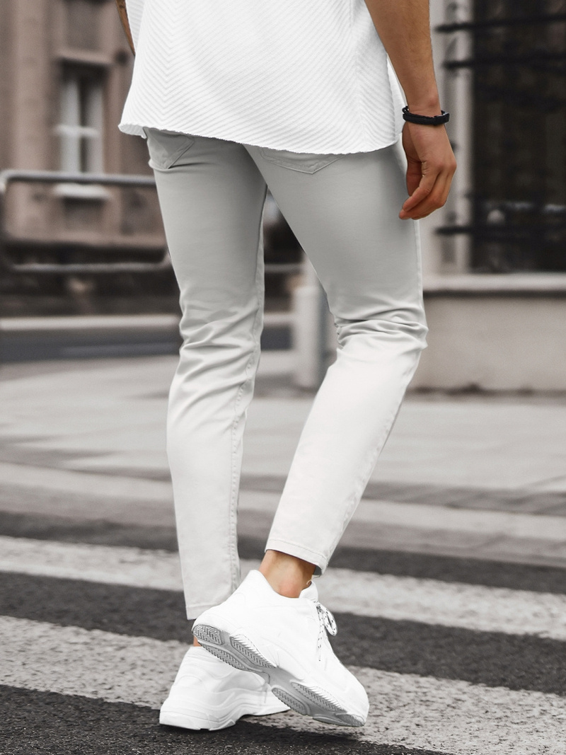 Moške kavbojke sive OZONEE E/5194/01