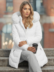 Ženska jakna bela OZONEE JS/16M9121/281Z