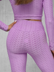 Ženski dvodelni komplet trenirka svetlo-vijolični OZONEE O/22060Z