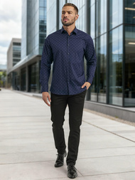 Moška srajca modra OZONEE V/V181