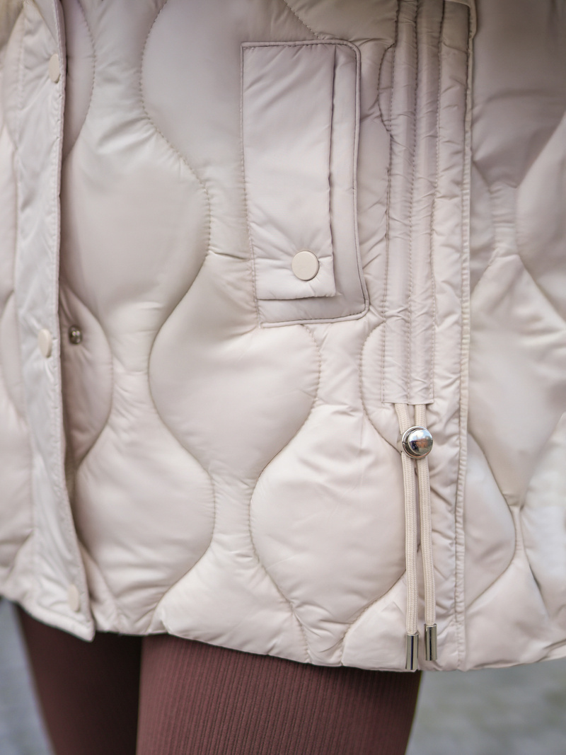 Ženska jakna ecru OZONEE JS/5M3226/62B