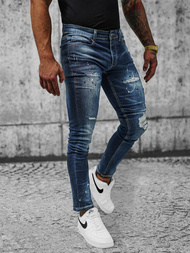 Moške kavbojke temno modre OZONEE NB/MP0170BS