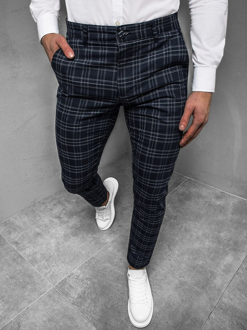 Moške kratke jeans hlače modre OZONEE DJ/5508