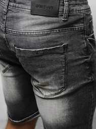 Moške Kratke Jeans Hlače Črne OZONEE NB/MP0044N