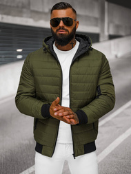 Moška jakna zelena OZONEE JS/MY13Z