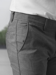 Moške hlače chino temno-sive OZONEE V/6545