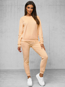 Ženski trenirka iz velurja losos OZONEE O/8C1173/150Z