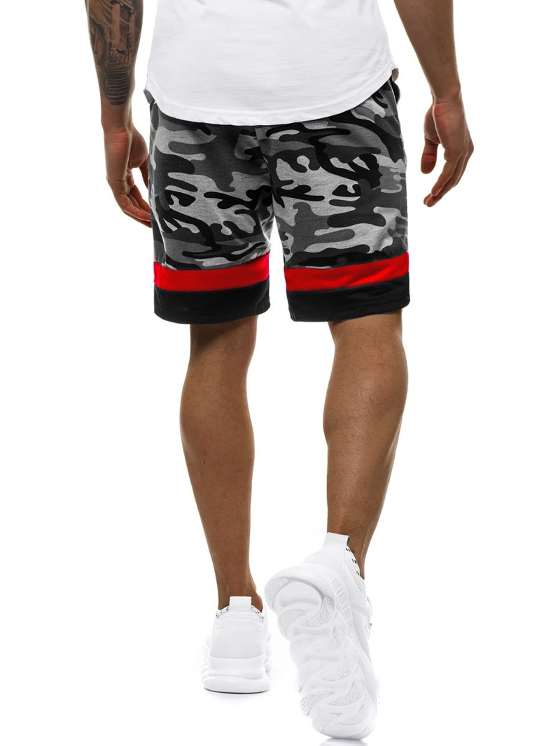 Moške kratke hlače sive OZONEE JS/KK300152