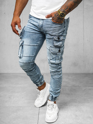 Moške hlače jogger modre OZONEE O/E9920