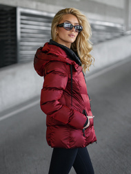 Ženska jakna bordo OZONEE JS/5M3316/1
