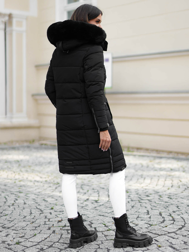 Ženska jakna črna OZONEE O/W377Z