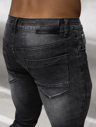 Moške kavbojke črne OZONEE NB/MP0142N