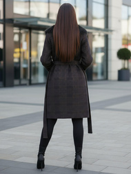 Ženski plašč črna OZONEE JS/53M5200/1Z