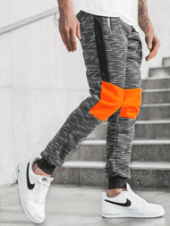 Moške športne hlače grafitne OZONEE JS/K60002