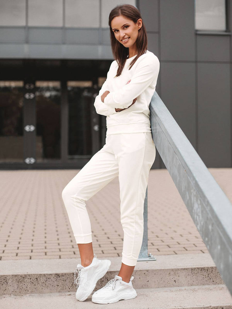 Ženski dvodelni komplet trenirka ecru OZONEE O/MB2037/21