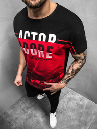 Moška majica rdeča OZONEE JS/SS11106Z