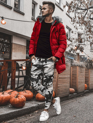 Moške hlače jogger črno-bele OZONEE A/1003