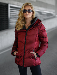 Ženska jakna bordo OZONEE JS/5M3316/1