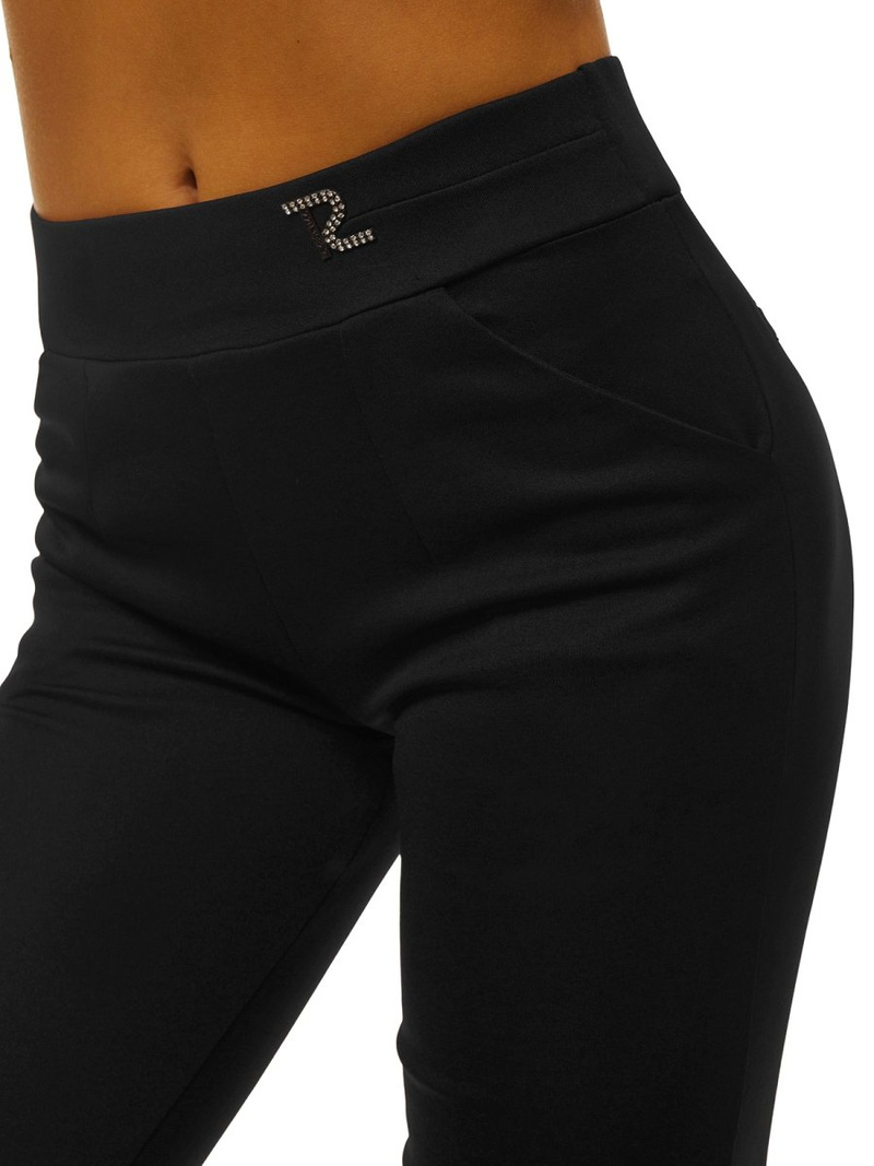 Ženske kratke pajkice črne OZONEE JS/1027/A1