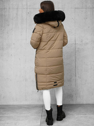 Ženska jakna temno bež OZONEE O/W377