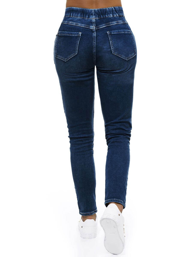 Ženske kavbojke modre OZONEE O/WL1859