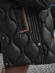 Ženska jakna črna OZONEE O/5M3226/392