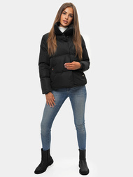 Ženska zimska jakna črna OZONEE JS/M23062/392