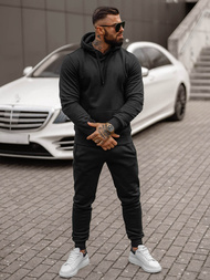 Moška trenirka črna OZONEE JS/68C10381/3Z