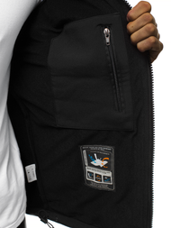 Moška softshell jakna črna OZONEE GE/12259