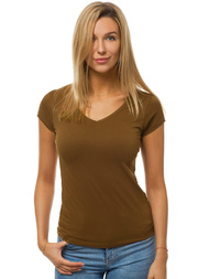 Ženska majica rjava OZONEE BT/71319A