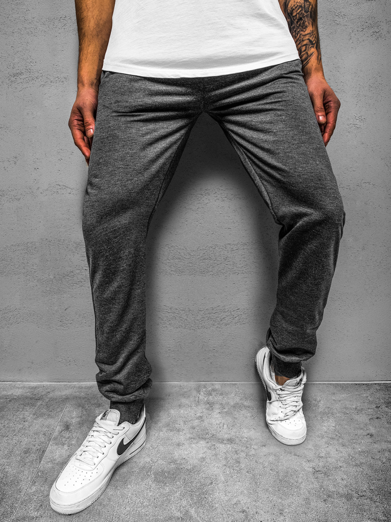 Moške športne hlače temno-sive JS/XW007SZ