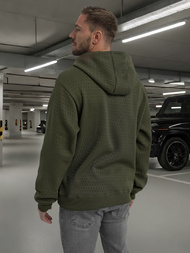 Moška jopa s kapuco kaki OZONEE O/G3065