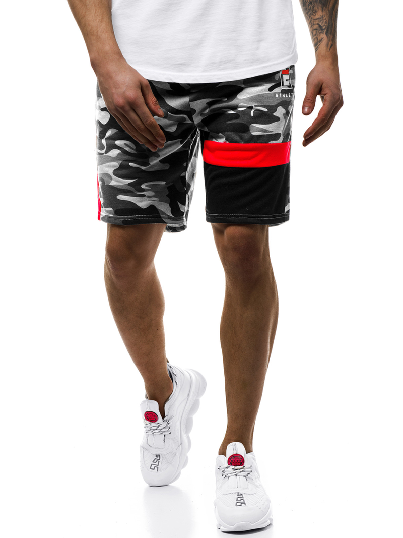 Moške kratke hlače sive OZONEE JS/KK300160