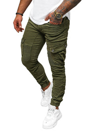 Moške Hlače Jogger Zelene OZONEE O/E6979J