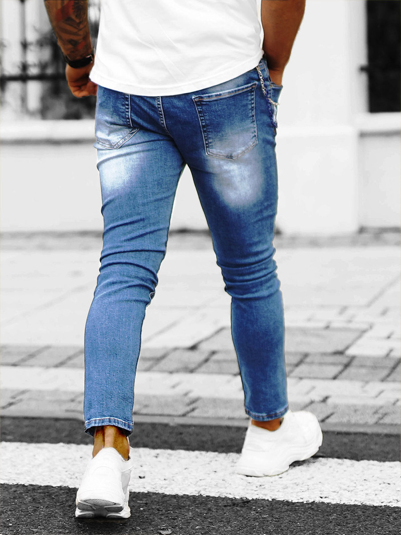 Moške Kavbojke Modre OZONEE O/JR51