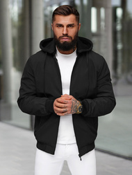 Moška prehodna jakna črna OZONEE JS/62M9502/392