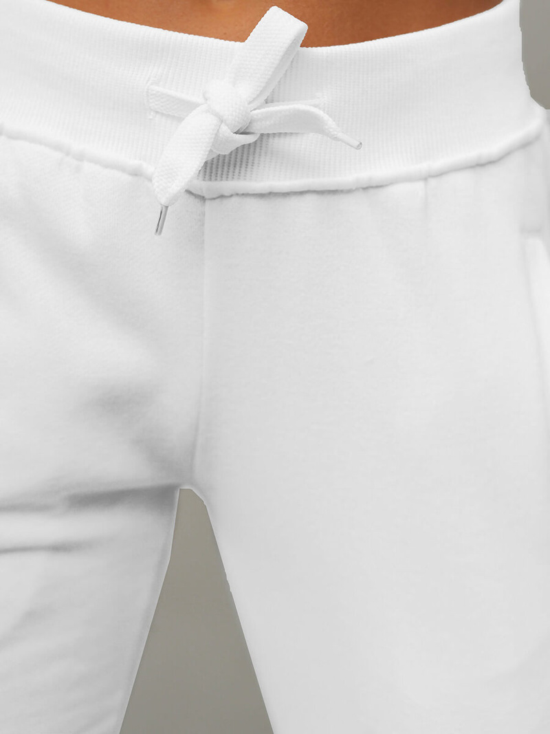 Ženske sportske hlače bele OZONEE JS/CK01Z