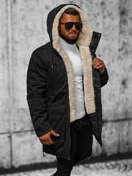 Moška zimska jakna črna OZONEE JS/5M3123/392