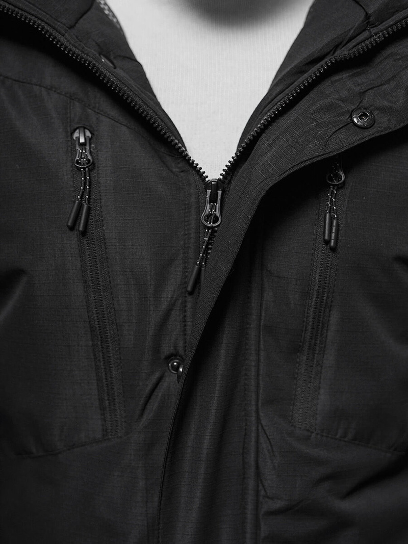 Moška jakna črna OZONEE JS/22M321/392