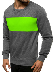 Moška jopa grafitno-zelena OZONEE JS/2021/31