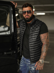 Moški brezrokavnik črni OZONEE JS/16M9333/392BZ