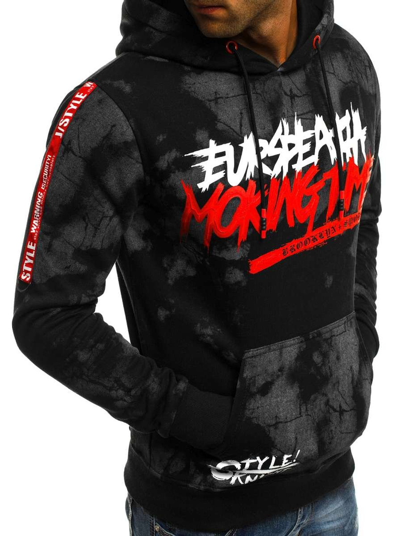 Moška jopa črna OZONEE JS/DD210Z