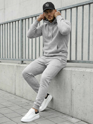 Moška trenirka siva OZONEE JS/68C10381/2Z