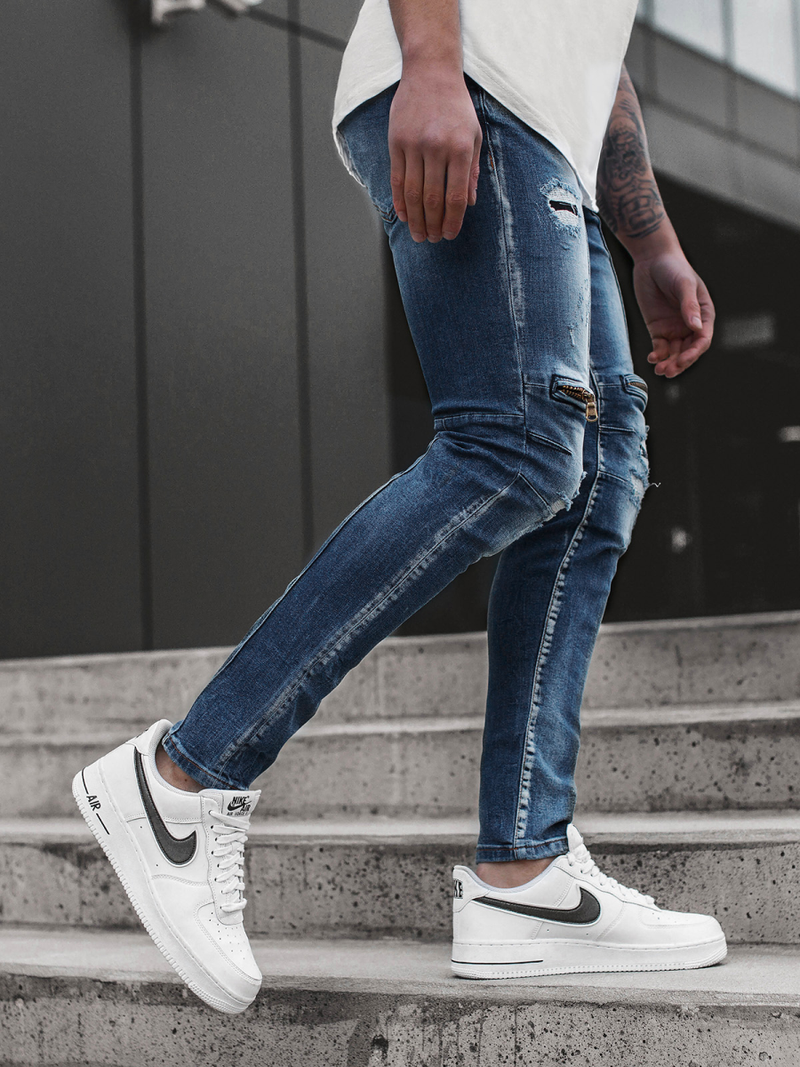 Moške kavbojke modre OZONEE G/1080