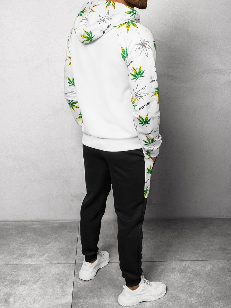 Moška trenirka bela OZONEE O/HM703Z