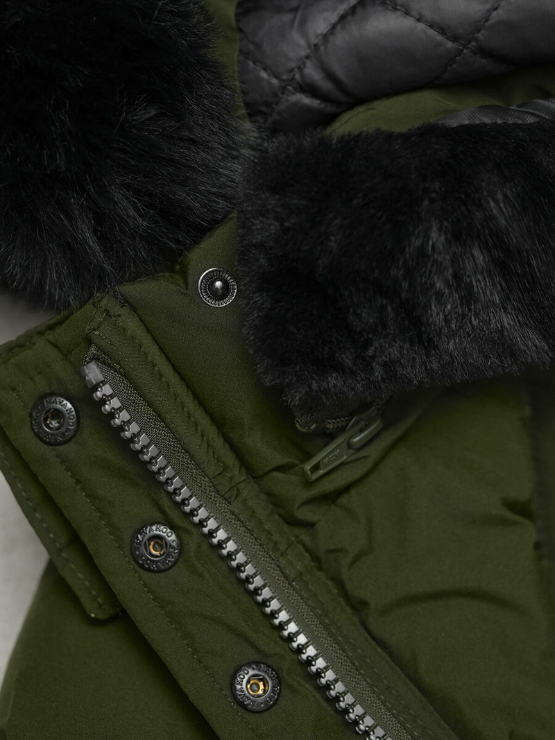 Ženska jakna kaki OZONEE O/W377Z