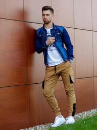 Moške hlače jogger camel OZONEE A/705