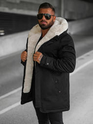 Moška zimska jakna črna OZONEE JS/22M319/392Z