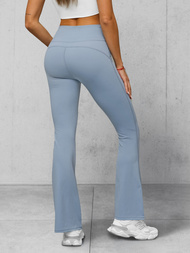 Ženske pajkice s širokimi nogami svetlomodre OZONEE JS/17K588/9